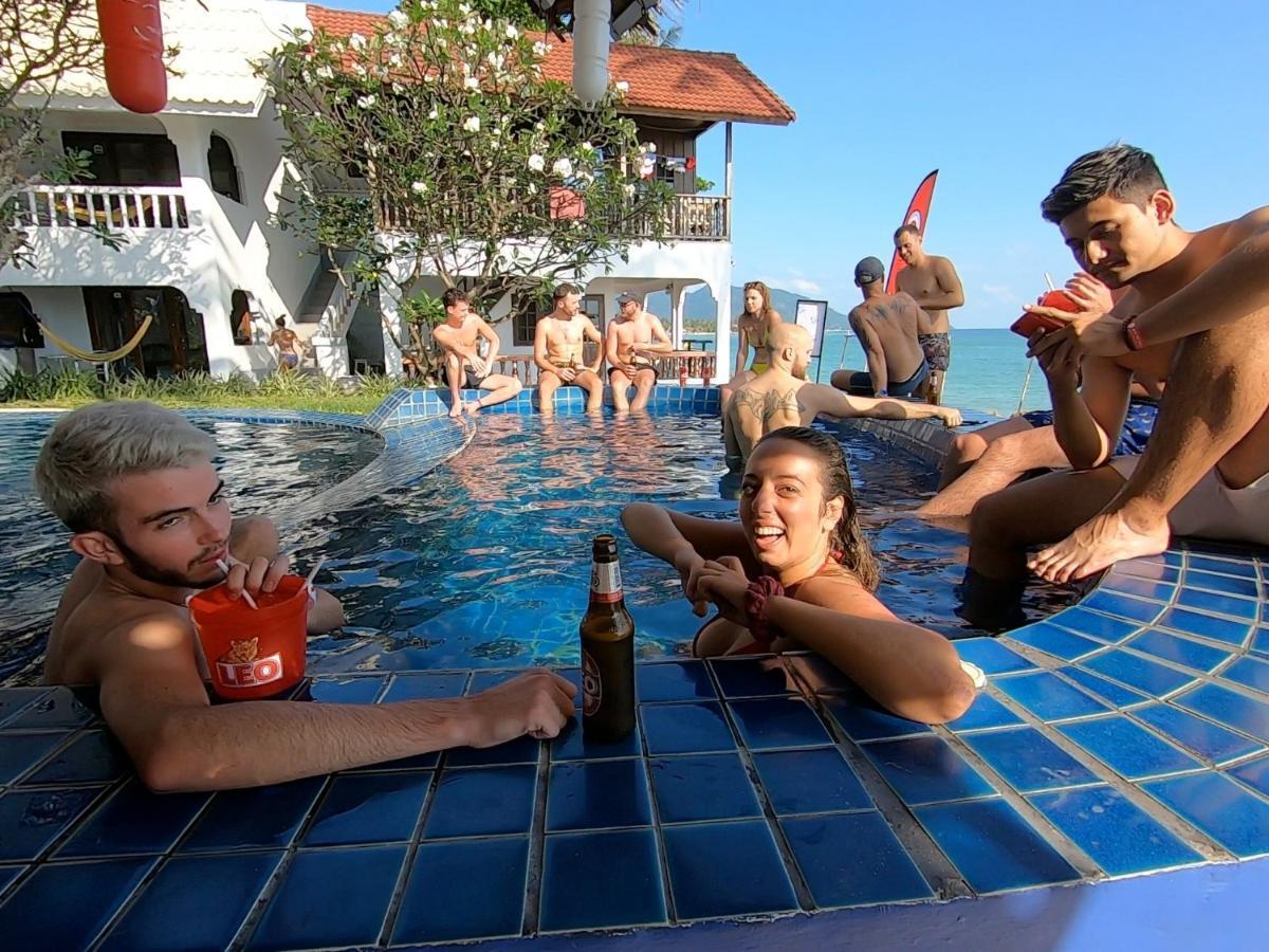 Asia Blue - Beach Hostel Hacienda Ko Pha Ngan Ngoại thất bức ảnh