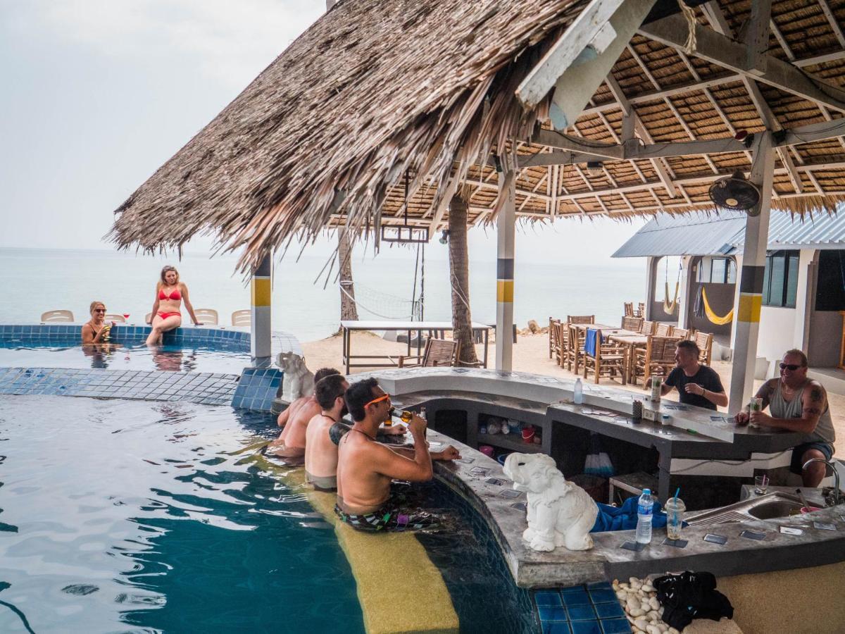 Asia Blue - Beach Hostel Hacienda Ko Pha Ngan Ngoại thất bức ảnh